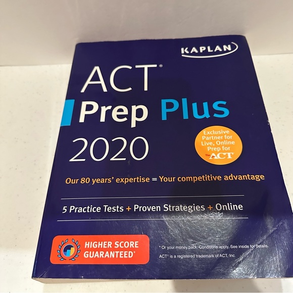 ACT Prep Plus 2020 edition, Kaplan, paperback book - Picture 2 of 11
